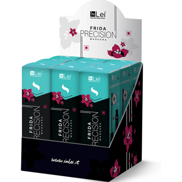 InLei® FRIDA PRECISION countertop display high-definition mascara for natural lashes and lash extensions